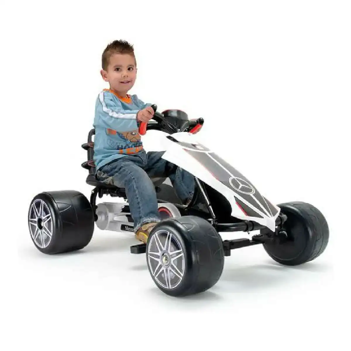 Go kart injusa 4122 pe dales blanches 89 x 60 x 50 cm_3575. DIAYTAR COTE D'IVOIRE - Votre Univers Shopping Éclectique. Explorez nos offres variées et découvrez des articles qui embrassent la diversité et la polyvalence de vos besoins.