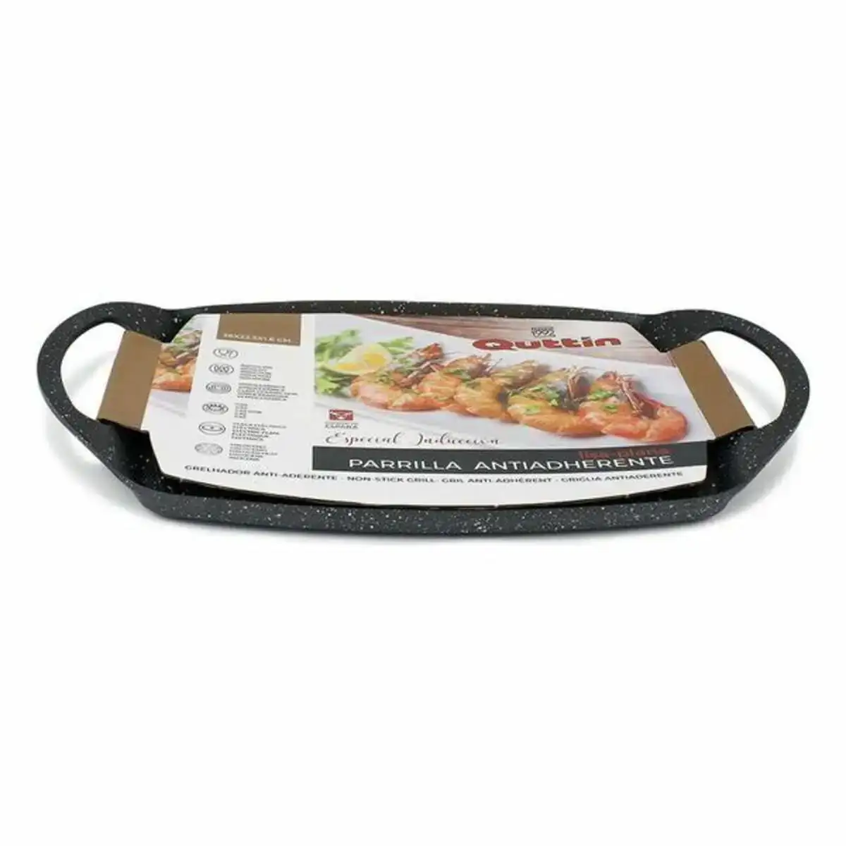 Grill quttin antiadhe sif noir_2701. Bienvenue sur DIAYTAR COTE D'IVOIRE - Votre Destination Shopping à la Côte d'Ivoireaise. Explorez notre boutique en ligne et découvrez une gamme variée de produits qui capturent l'esprit du Côte d'Ivoire.