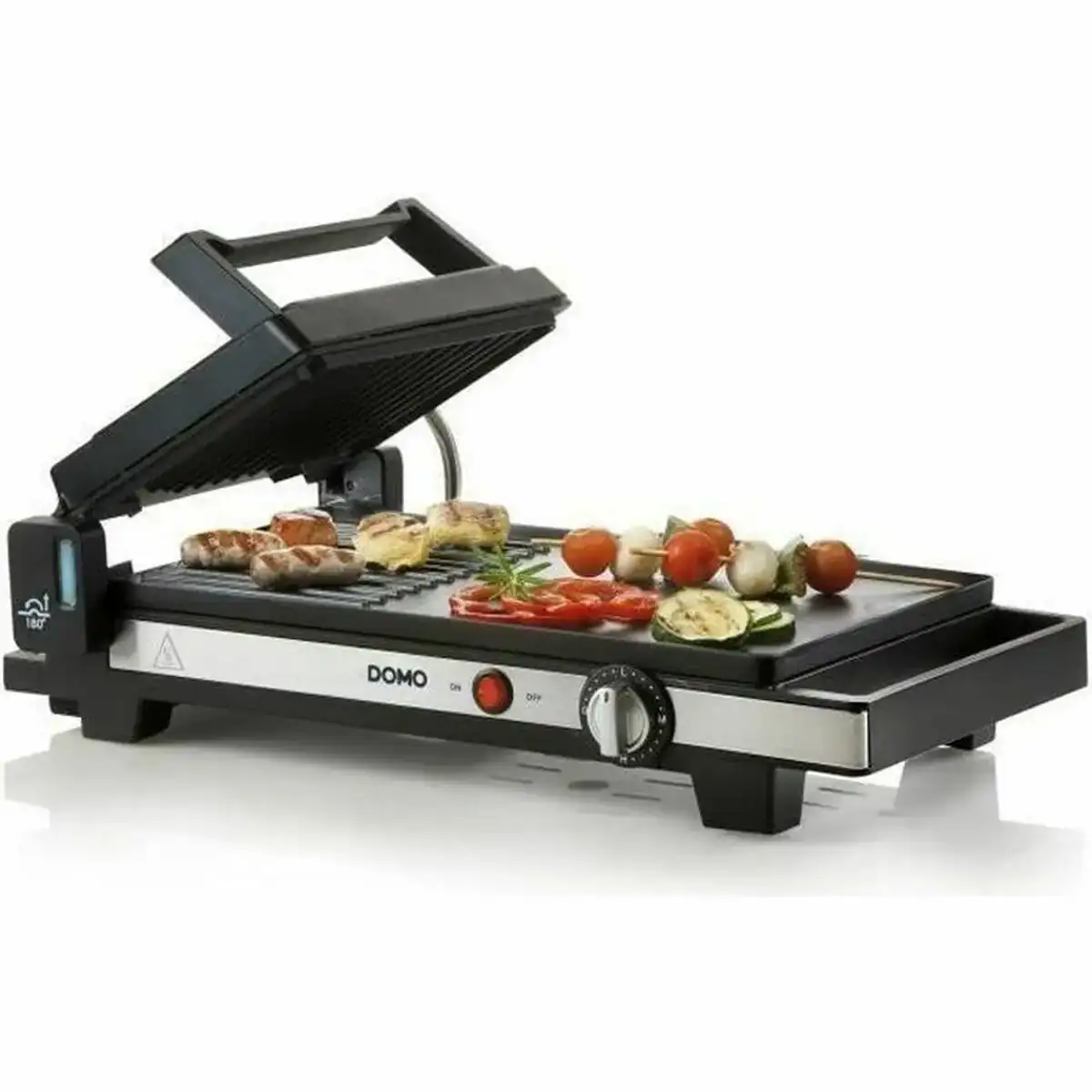 Grille domo do9238g noir 2200 w_6908. DIAYTAR COTE D'IVOIRE - Votre Compagnon Shopping, Votre Style Unique. Explorez notre boutique en ligne pour dénicher des trésors qui expriment qui vous êtes, de la mode à la maison.