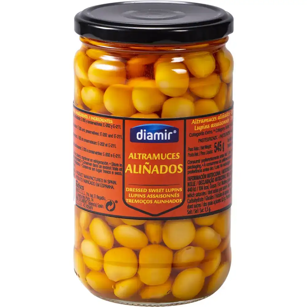 Haricots lupin diamir 580 ml_6969. DIAYTAR COTE D'IVOIRE - L'Artisanat à Portée de Clic. Découvrez notre boutique en ligne pour trouver des produits uniques qui célèbrent la créativité et l'artisanat sénégalais.