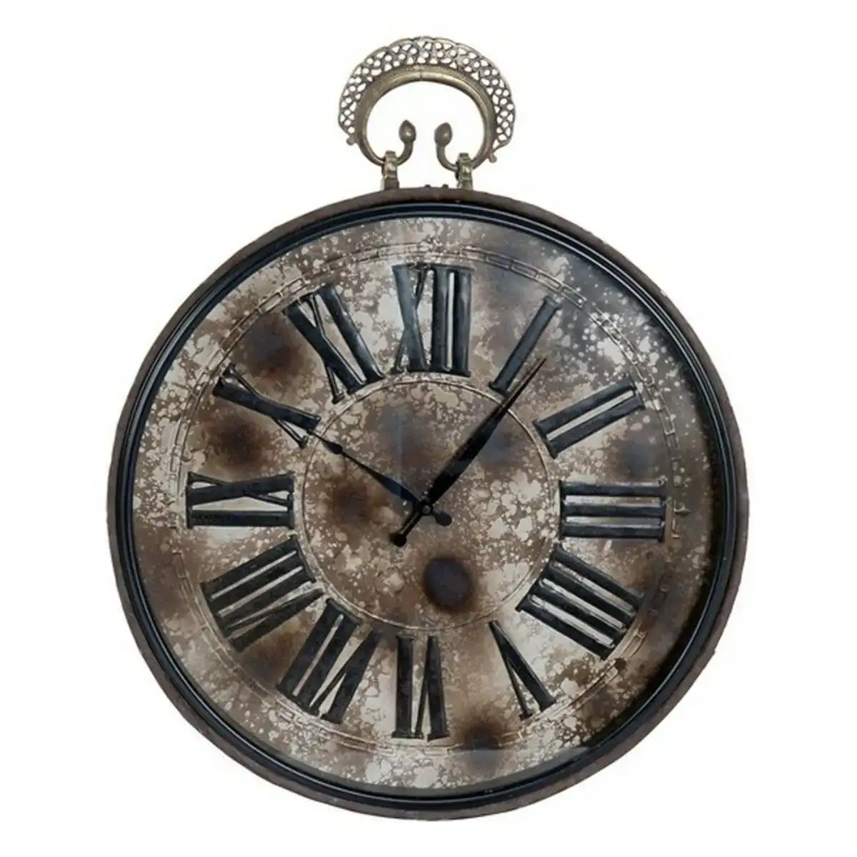 Horloge murale dkd home decor crystal iron 42 x 23 x 63 cm_4290. DIAYTAR COTE D'IVOIRE - Là où Choisir est une Célébration de l'Artisanat. Explorez notre gamme variée et choisissez des produits qui incarnent la tradition et le talent des artisans du Côte d'Ivoire.