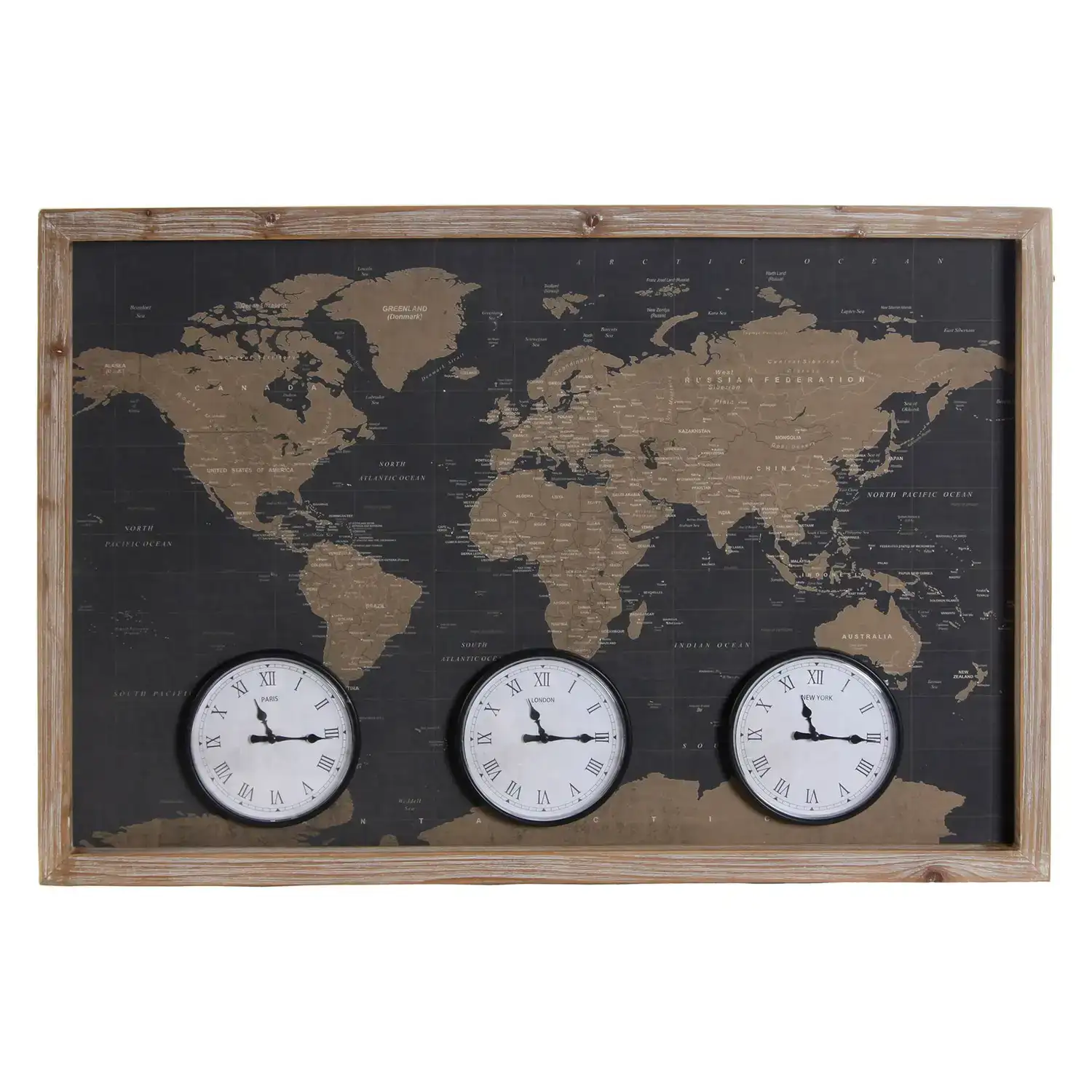 Horloge murale dkd home decor me tal mdf bois carte du monde 90 x 5 x 60 cm_3398. Votre Destination de Choix: DIAYTAR COTE D'IVOIRE - Où l'Authenticité Rencontre la Commodité. Faites l'expérience de magasiner en ligne pour des articles qui incarnent la richesse culturelle et la modernité du Côte d'Ivoire.