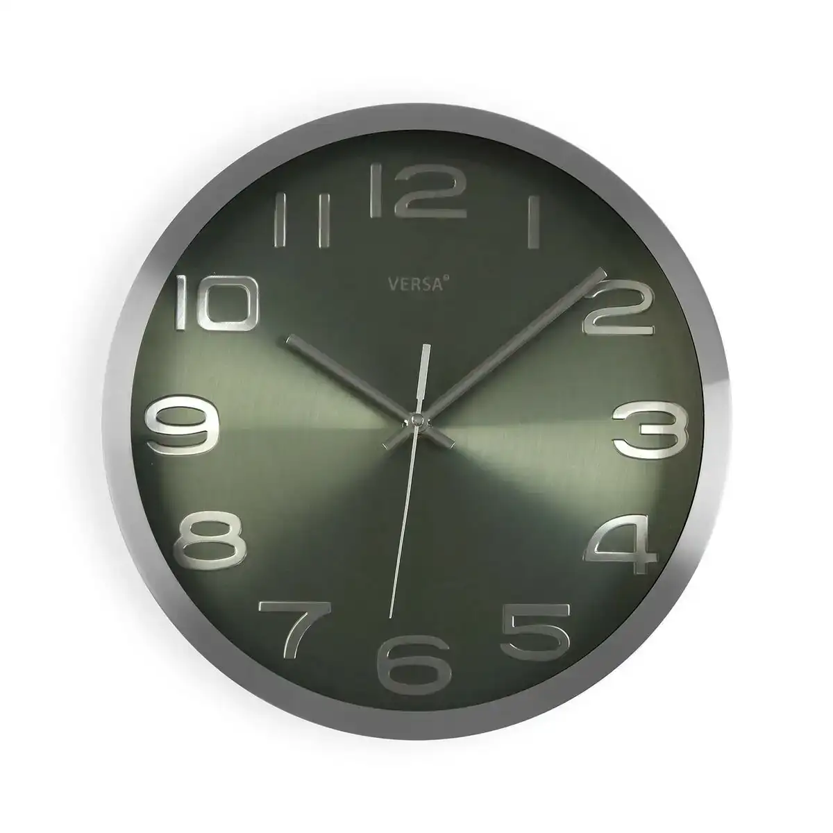 Horloge murale versa argent aluminium 4 x 30 x 30 cm_1659. DIAYTAR COTE D'IVOIRE - Votre Boutique en Ligne, Votre Identité. Naviguez à travers notre plateforme et choisissez des articles qui expriment qui vous êtes et ce que vous chérissez.