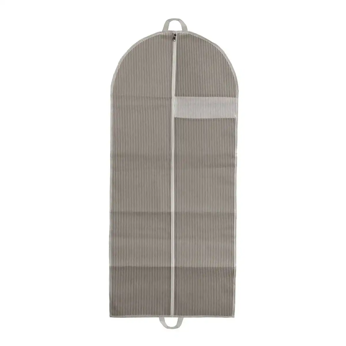 Housse de costume versa stripes beige 135 x 60 cm_5850. DIAYTAR COTE D'IVOIRE - Où le Shopping est un Plaisir Engagé. Parcourez notre catalogue et choisissez des produits qui respectent vos valeurs et vos attentes.