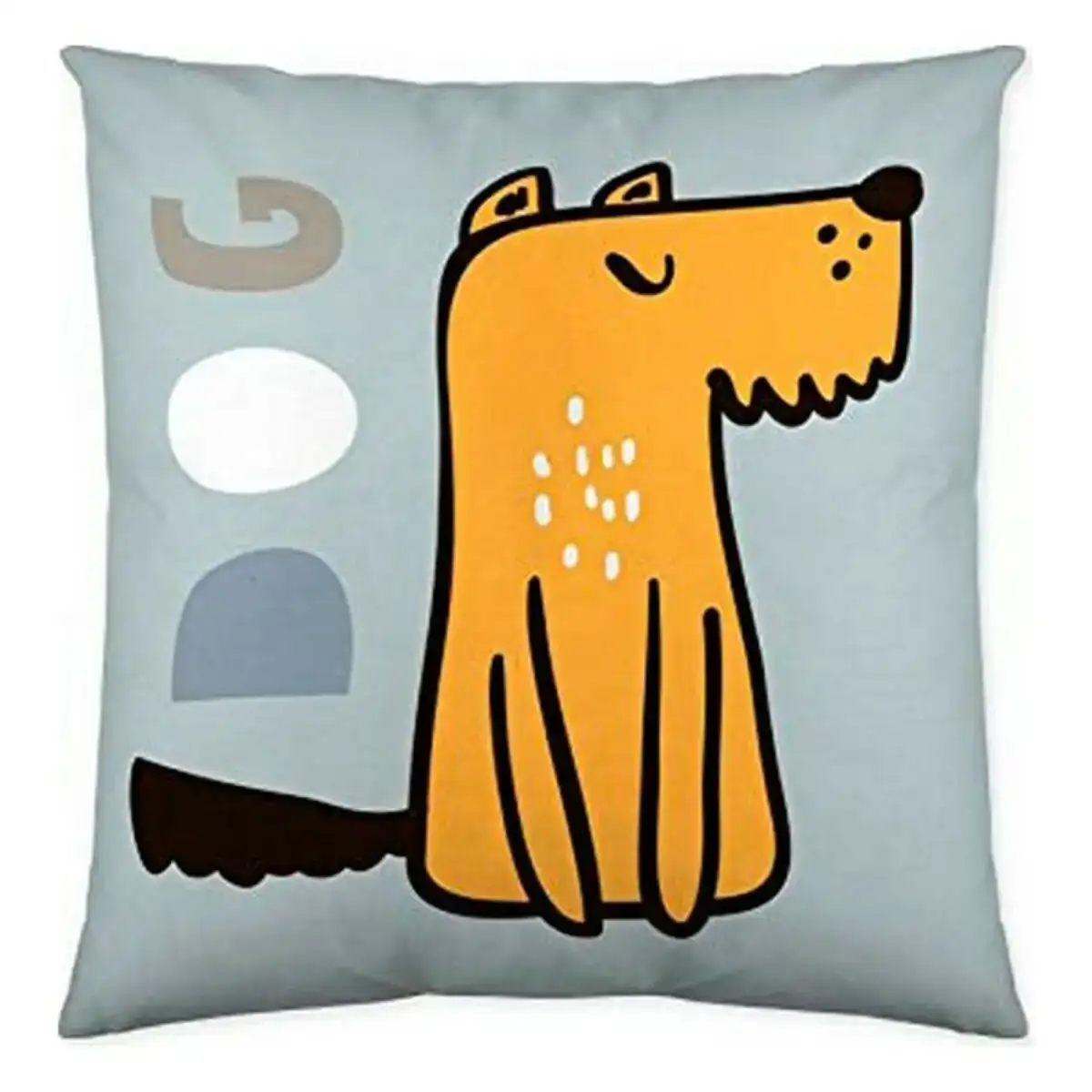 Housse de coussin costura dogs 50 x 50 cm_1883. DIAYTAR COTE D'IVOIRE - L'Art de Vivre en Couleurs. Découvrez notre boutique en ligne et trouvez des produits qui ajoutent une palette vibrante à votre quotidien.