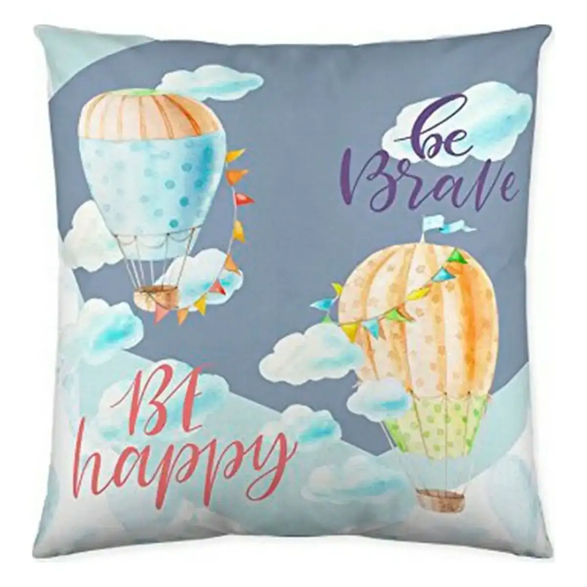 Housse de coussin costura happy ballon 50 x 50 cm_2121. DIAYTAR COTE D'IVOIRE - Là où Chaque Clic Compte. Parcourez notre boutique en ligne et laissez-vous guider vers des trouvailles uniques qui enrichiront votre quotidien.