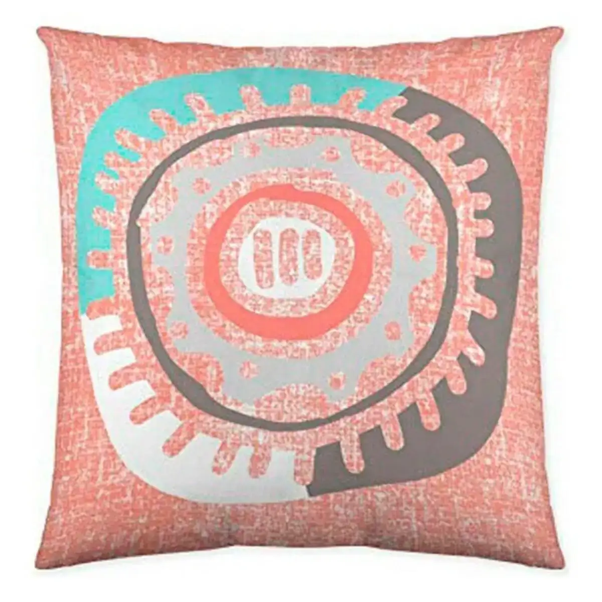 Housse de coussin costura yamine corail 50 x 50 cm_2530. DIAYTAR COTE D'IVOIRE - Où Chaque Produit est une Promesse de Qualité. Explorez notre boutique en ligne et choisissez des produits qui répondent à vos exigences élevées.
