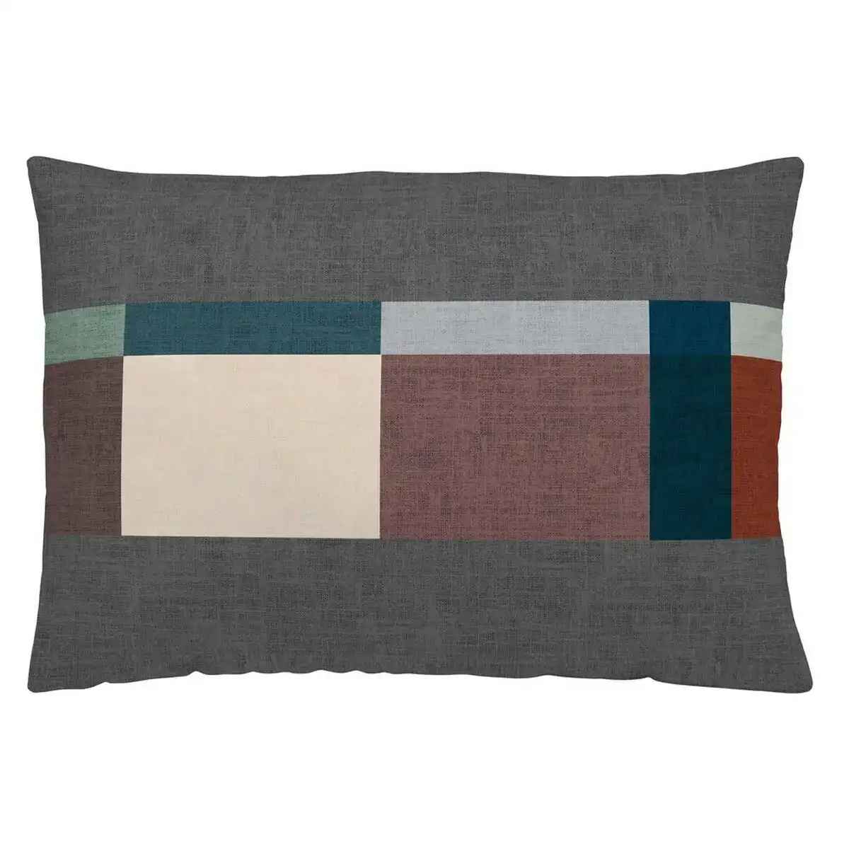 Housse de coussin naturals patch 50 x 30 cm_7185. DIAYTAR COTE D'IVOIRE - L'Équilibre Parfait entre Tradition et Modernité. Explorez notre collection pour trouver des produits qui incarnent la culture et la contemporanéité du Côte d'Ivoire.
