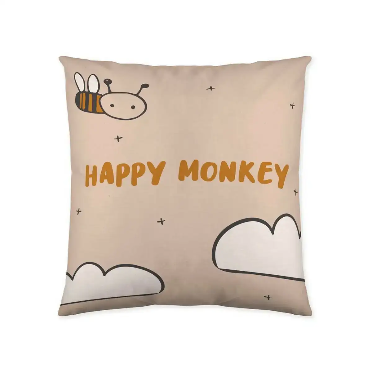 Housse de coussin popcorn scarf monkey 60 x 60 cm_9490. DIAYTAR COTE D'IVOIRE - Là où la Découverte est au Rendez-vous. Plongez dans notre catalogue et trouvez des articles qui éveilleront votre curiosité et élargiront vos horizons.