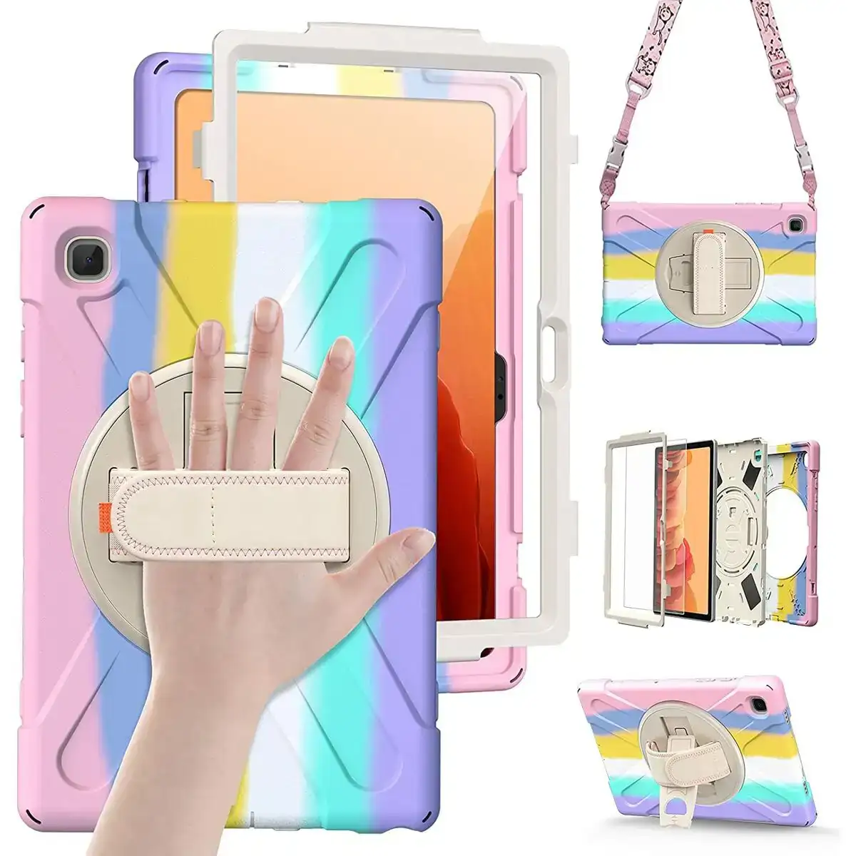 Housse pour tablette 10 4 rainbow samsung galaxy tab a7 t500 505 reconditionne a_8885. Bienvenue chez DIAYTAR COTE D'IVOIRE - Où Chaque Objet a son Histoire. Découvrez notre sélection méticuleuse et choisissez des articles qui racontent l'âme du Côte d'Ivoire.