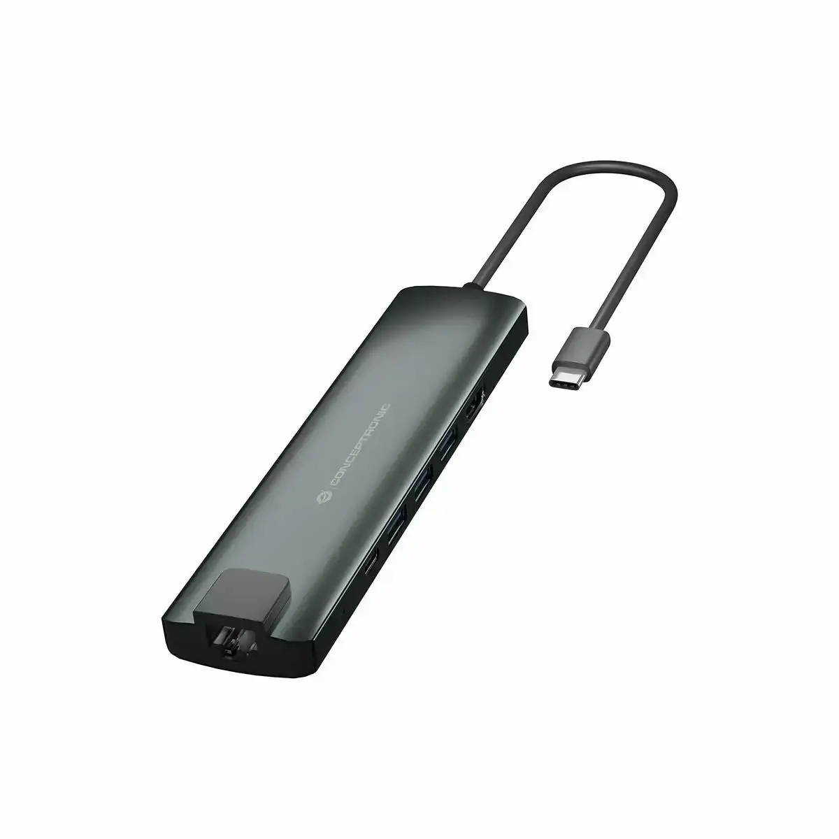 Hub usb conceptronic donn06g gris 9 en 1_4804. Entrez dans l'Univers de DIAYTAR COTE D'IVOIRE - Où l'Innovation Rencontre la Tradition. Explorez notre sélection de produits modernes et traditionnels qui incarnent l'esprit dynamique du Côte d'Ivoire.