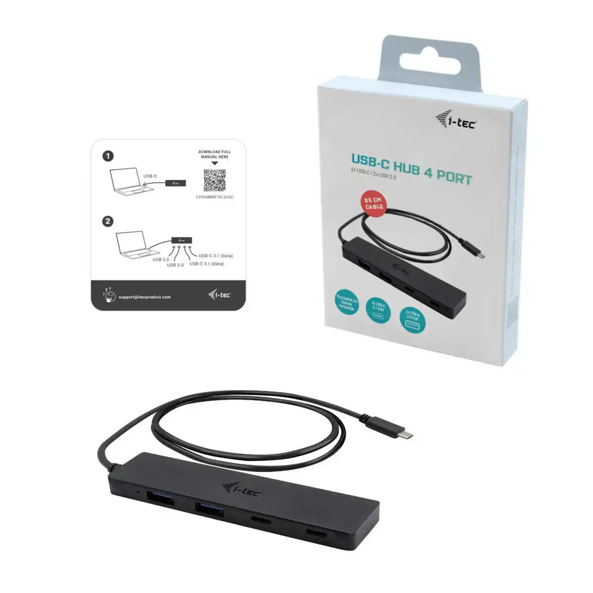 Hub usb i tec c31hubmetal2a2c85_6074. Entrez dans l'Univers de DIAYTAR COTE D'IVOIRE - Où Choisir est un Plaisir. Explorez notre gamme variée et trouvez des articles qui parlent à votre cœur et à votre style.