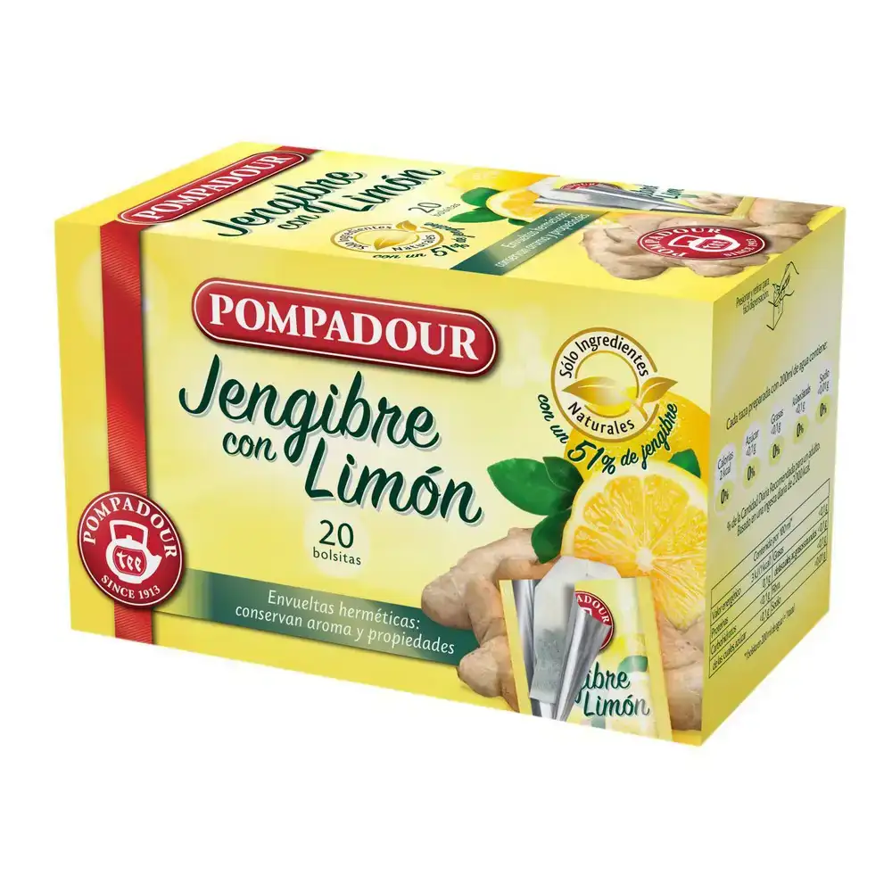 Infusion pompadour gingembre citron 20 uds_5426. DIAYTAR COTE D'IVOIRE - Votre Destination Shopping Exquise. Explorez notre boutique en ligne et découvrez des trésors qui ajoutent une touche de sophistication à votre style et à votre espace.