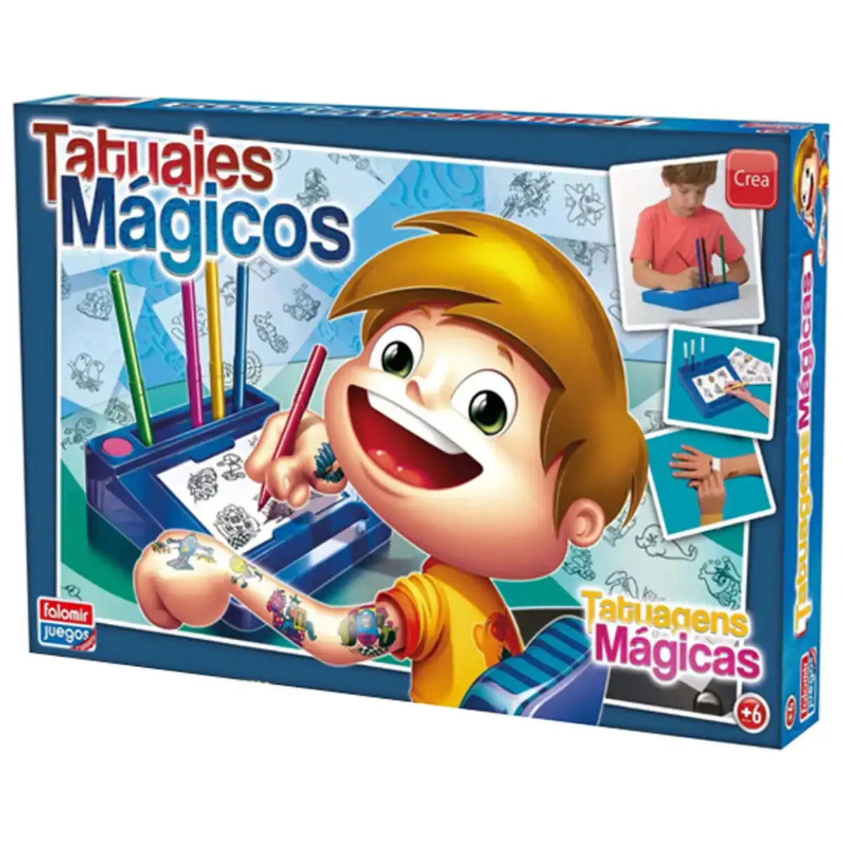 Jeu artisanal tatuajes magicos falomir bleu_6541. Entrez dans DIAYTAR COTE D'IVOIRE - Où Chaque Détail Compte. Explorez notre boutique en ligne pour trouver des produits de haute qualité, soigneusement choisis pour répondre à vos besoins et vos désirs.