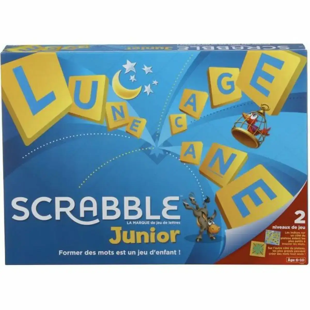 Jeu de mots mattel scrabble junior_2470. DIAYTAR COTE D'IVOIRE - Votre Marché Virtuel au Côte d'Ivoire. Parcourez notre boutique en ligne pour trouver des trésors cachés, des articles indispensables du quotidien aux joyaux artistiques.
