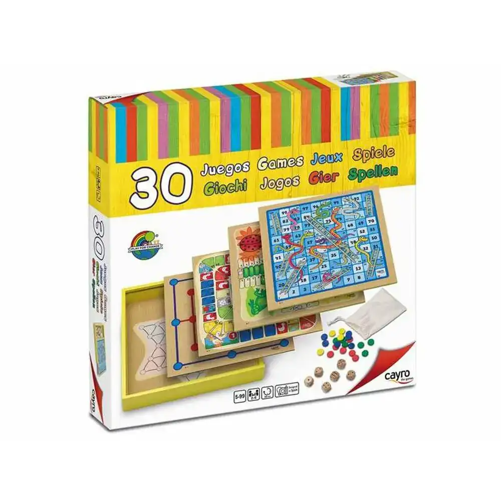 Jeu de socie te cayro 30 games 31 x 31 x 5 5 cm bois_3155. Bienvenue chez DIAYTAR COTE D'IVOIRE - Où Chaque Détail Fait la Différence. Découvrez notre sélection méticuleuse et choisissez des articles qui répondent à vos exigences.