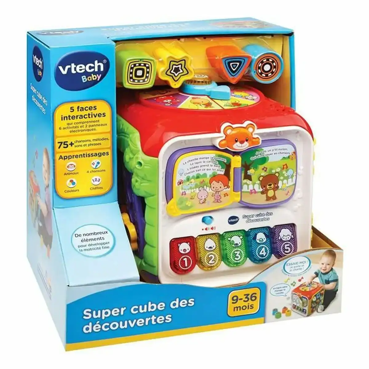 Jouet interactif pour be be s vtech baby super cube des de couvertes_5781. DIAYTAR COTE D'IVOIRE - L'Art de Vivre le Shopping en Ligne. Découvrez notre plateforme intuitive et trouvez des produits qui vous inspirent et vous enchantent, à chaque clic.