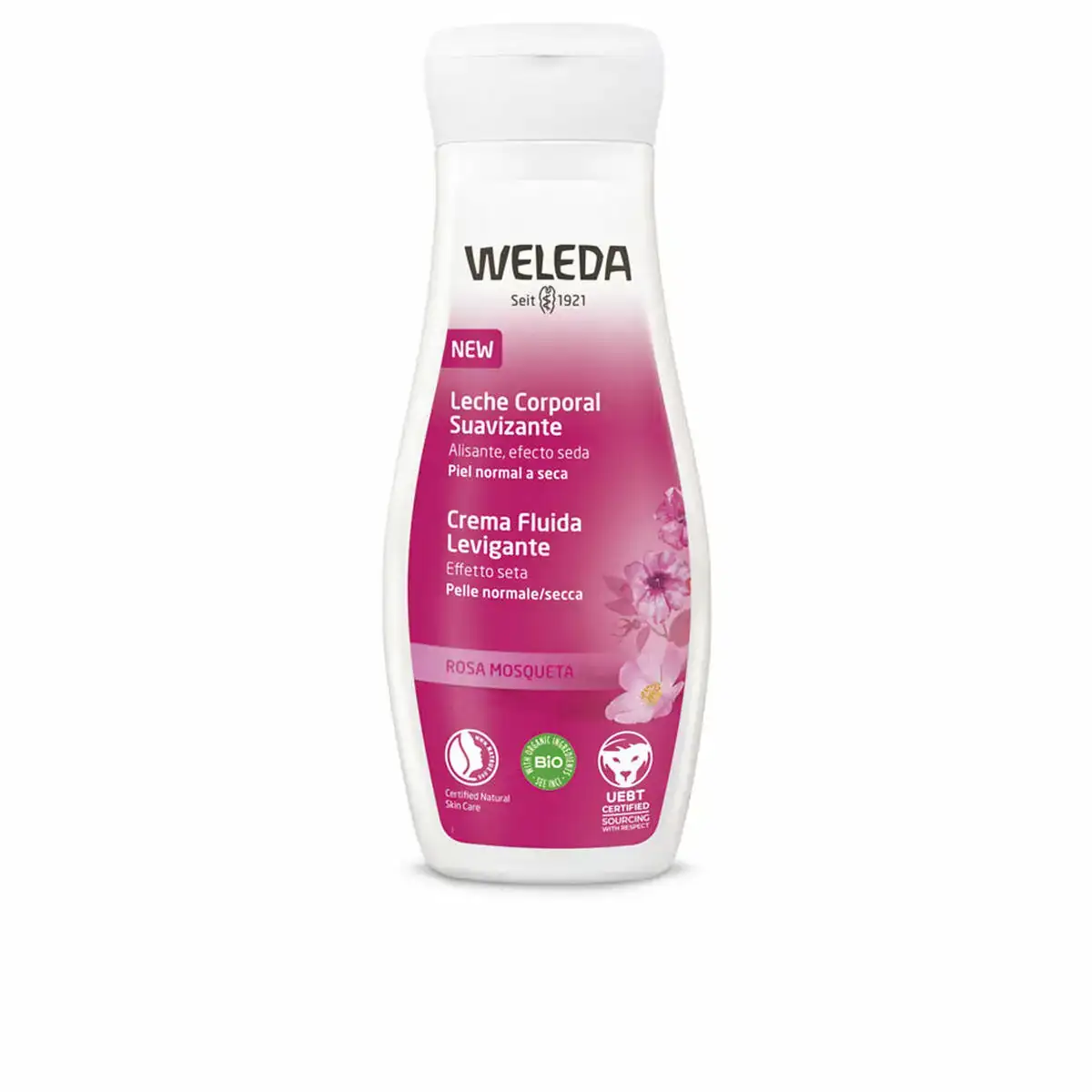 Lait corporel weleda rose musque e adoucissante 200 ml_6078. Bienvenue chez DIAYTAR COTE D'IVOIRE - Où Chaque Produit a son Âme. Découvrez notre gamme et choisissez des articles qui résonnent avec votre personnalité et vos valeurs.