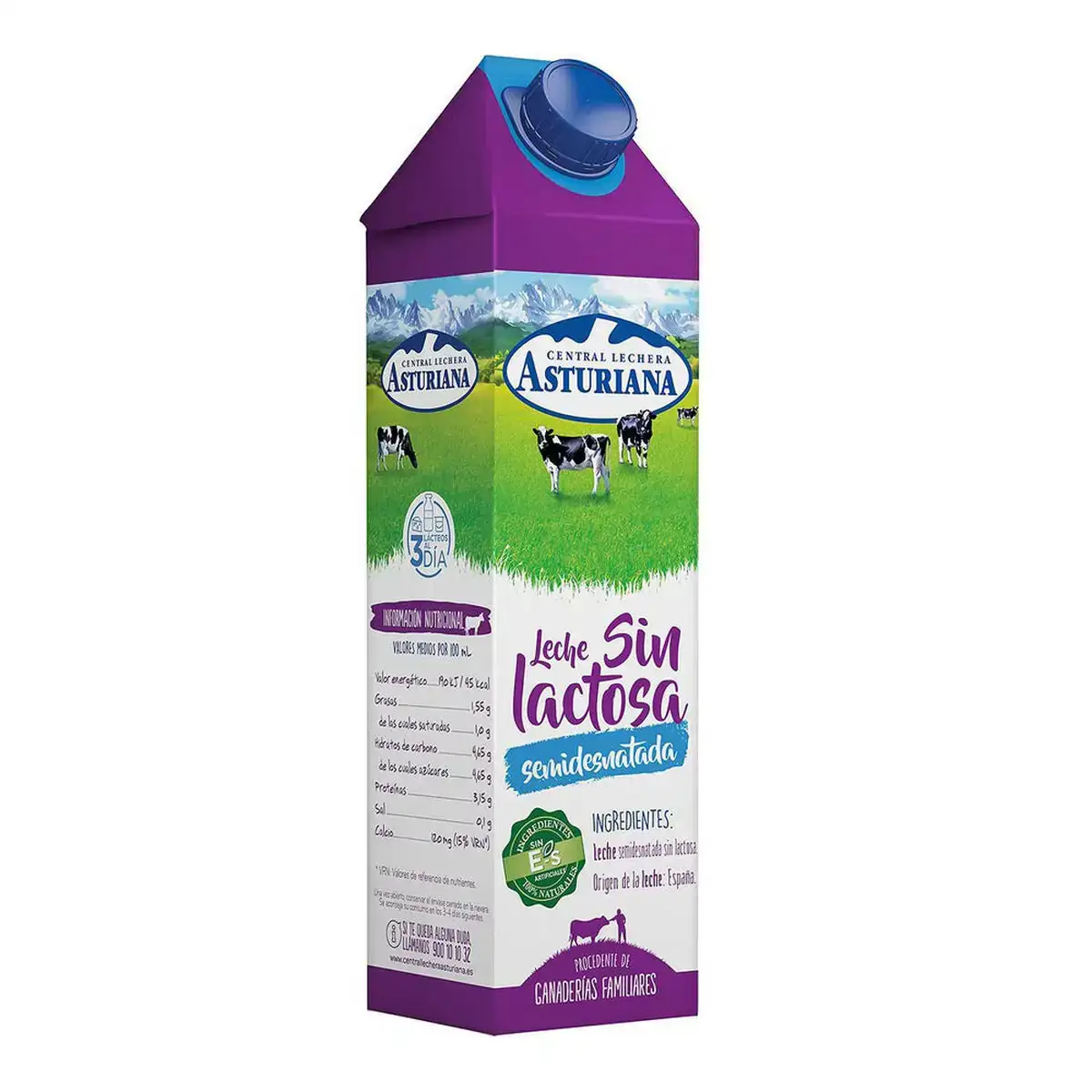 Lait demi e cre me central lechera asturiana sans lactose 1 l_3545. DIAYTAR COTE D'IVOIRE - Où Choisir est un Plaisir. Explorez notre boutique en ligne et choisissez parmi des produits de qualité qui satisferont vos besoins et vos goûts.