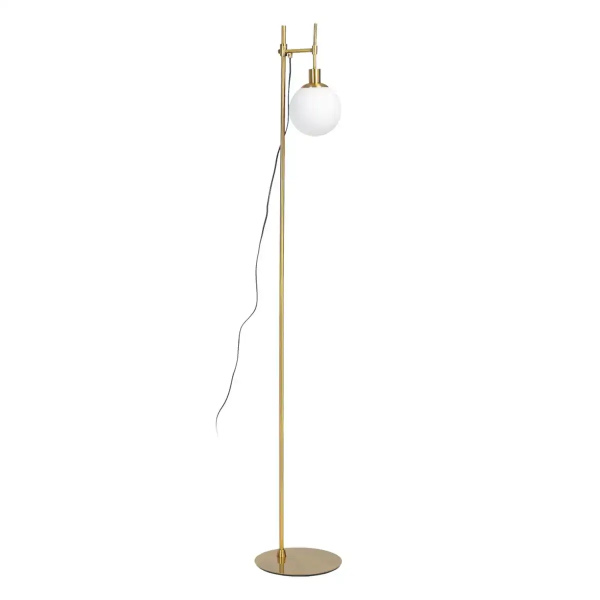 Lampadaire 24 x 17 x 160 cm cristal me tal dore_4603. DIAYTAR COTE D'IVOIRE - L'Art de Vivre le Shopping Inspiré. Parcourez notre catalogue et choisissez des produits qui reflètent votre passion pour la beauté et l'authenticité.