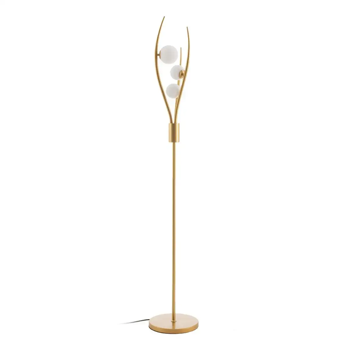 Lampadaire 28 x 28 x 170 cm cristal me tal dore_9086. DIAYTAR COTE D'IVOIRE - Où Choisir est un Plaisir Responsable. Parcourez notre catalogue et choisissez des produits qui incarnent notre engagement envers des pratiques durables et éthiques.