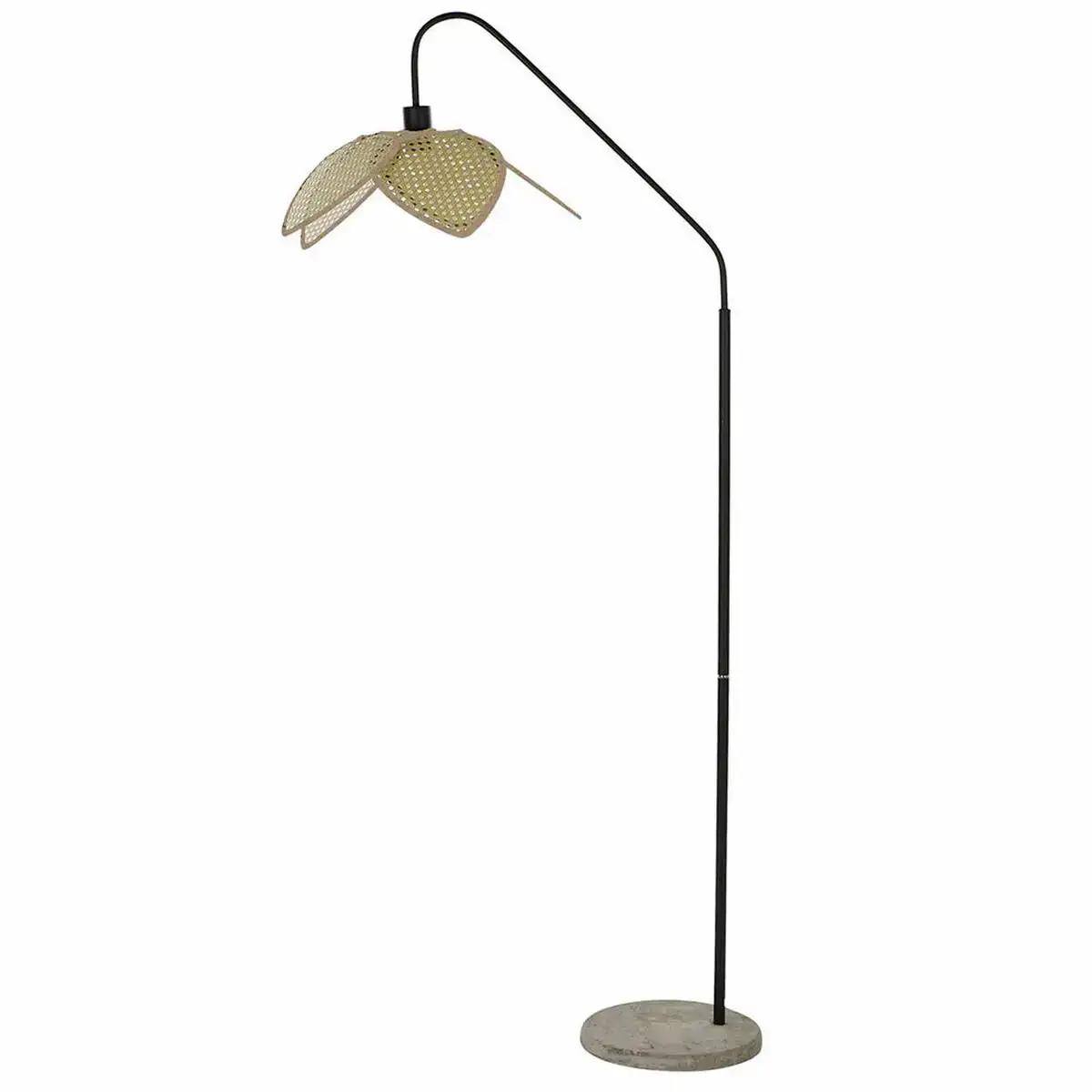 Lampadaire dkd home decor noir gris me tal ciment rotin 60 w 45 x 72 x 165 cm_8871. DIAYTAR COTE D'IVOIRE - Où l'Élégance se Mêle à l'Authenticité. Naviguez à travers notre boutique en ligne et choisissez des produits qui incarnent le style et la tradition du Côte d'Ivoire.