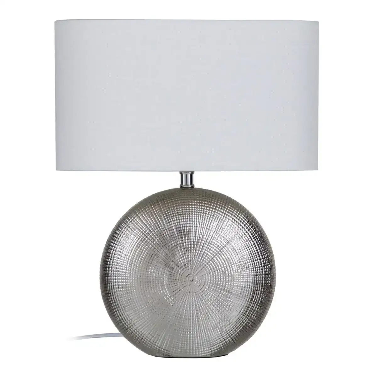 Lampe de bureau 32 x 18 x 40 5 cm ce ramique argent_4238. DIAYTAR COTE D'IVOIRE - Là où Choisir est une Célébration de l'Artisanat. Explorez notre gamme variée et choisissez des produits qui incarnent la tradition et le talent des artisans du Côte d'Ivoire.