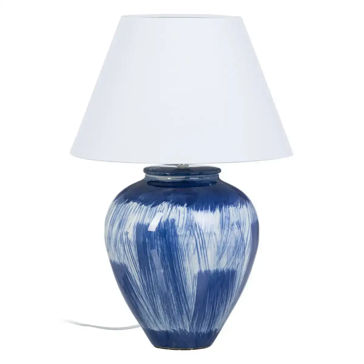 Lampe de bureau 41 x 41 x 76 cm ce ramique bleu_6995. Votre Destination de Choix: DIAYTAR COTE D'IVOIRE - Où l'Authenticité Rencontre la Commodité. Faites l'expérience de magasiner en ligne pour des articles qui incarnent la richesse culturelle et la modernité du Côte d'Ivoire.
