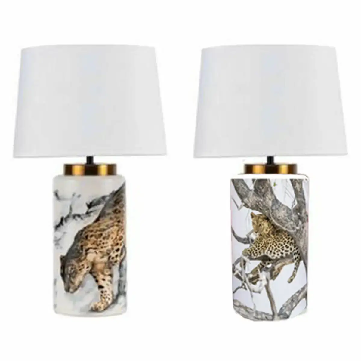 Lampe de bureau dkd home decor 28 x 28 x 50 cm noir gris me tal marron blanc jaune 220 v 50 w 2 unite s_6845. Entrez dans l'Univers de DIAYTAR COTE D'IVOIRE - Votre Destination de Shopping Complète. Découvrez des produits qui reflètent la diversité et la richesse culturelle du Côte d'Ivoire, le tout à portée de clic.