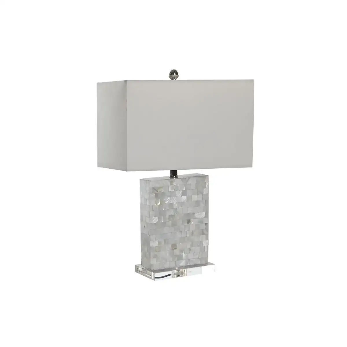 Lampe de bureau dkd home decor 40 x 23 x 62 cm gris blanc 220 v acrylique 60 w_3566. Bienvenue sur DIAYTAR COTE D'IVOIRE - Où l'Authenticité Rencontre le Confort. Plongez dans notre univers de produits qui allient tradition et commodité pour répondre à vos besoins.