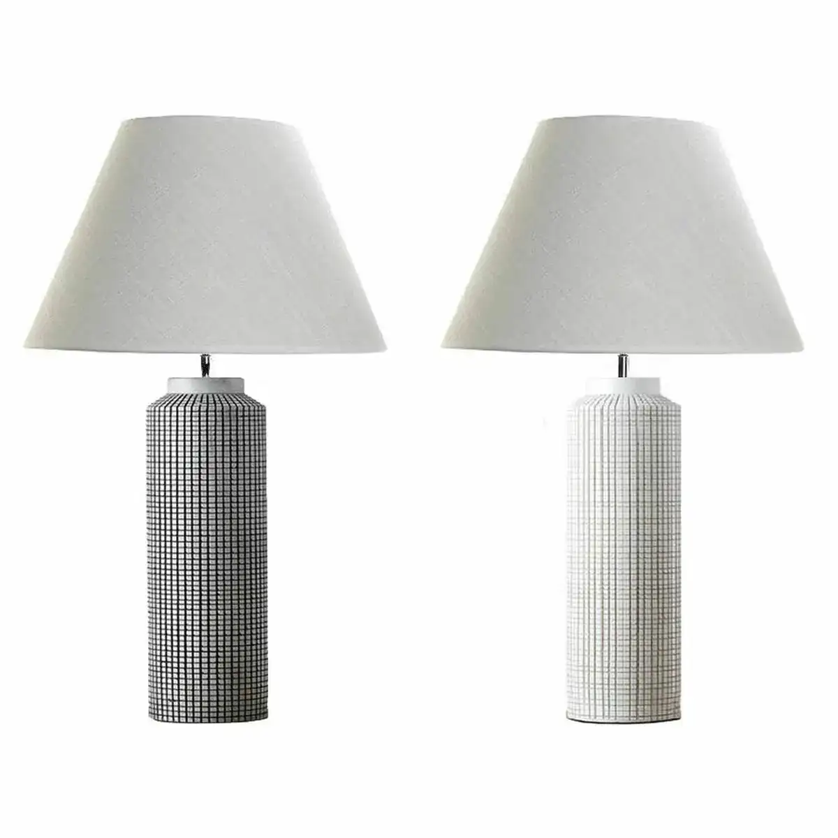 Lampe de bureau dkd home decor 45 x 45 x 73 cm noir beige blanc re sine 220 v 50 w 2 unite s_1600. DIAYTAR COTE D'IVOIRE - Votre Plaisir Shopping à Portée de Clic. Explorez notre boutique en ligne et trouvez des produits qui ajoutent une touche de bonheur à votre vie quotidienne.