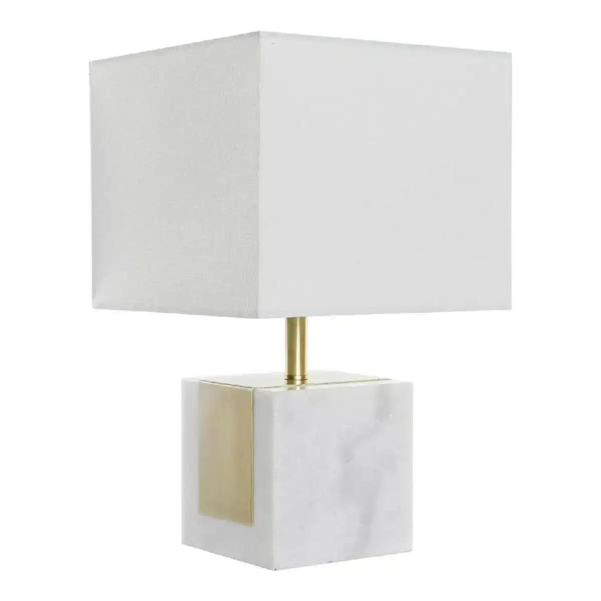 Lampe de bureau dkd home decor blanc polyester marbre dore 26 x 26 x 43 cm_1779. DIAYTAR COTE D'IVOIRE - L'Art de Vivre en Couleurs et en Styles. Parcourez notre sélection et trouvez des articles qui reflètent votre personnalité et votre goût pour la vie.