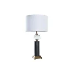 Lampe de bureau dkd home decor noir dore 220 v 50 w moderne 38 x 38 x 75 cm_2006. DIAYTAR COTE D'IVOIRE - L'Art de Vivre le Shopping en Ligne. Découvrez notre plateforme intuitive et trouvez des produits qui vous inspirent et vous enchantent, à chaque clic.