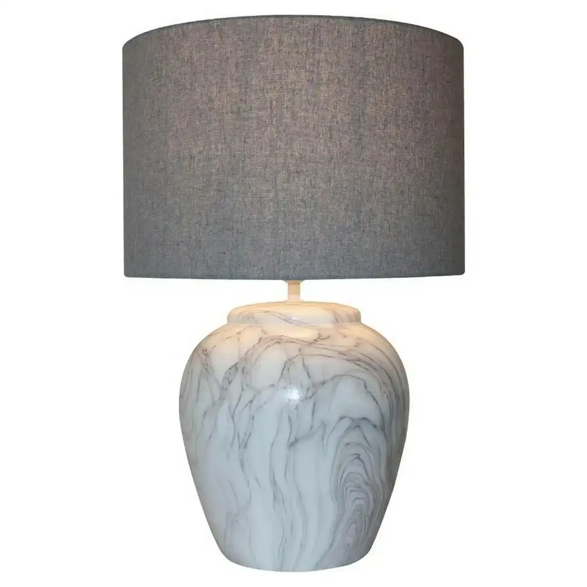 Lampe de bureau dkd home decor toile ce ramique gris blanc 38 x 38 x 58 cm_4138. DIAYTAR COTE D'IVOIRE - L'Art de Choisir, l'Art de S'émerveiller. Explorez notre gamme de produits et laissez-vous émerveiller par des créations authentiques et des designs modernes.