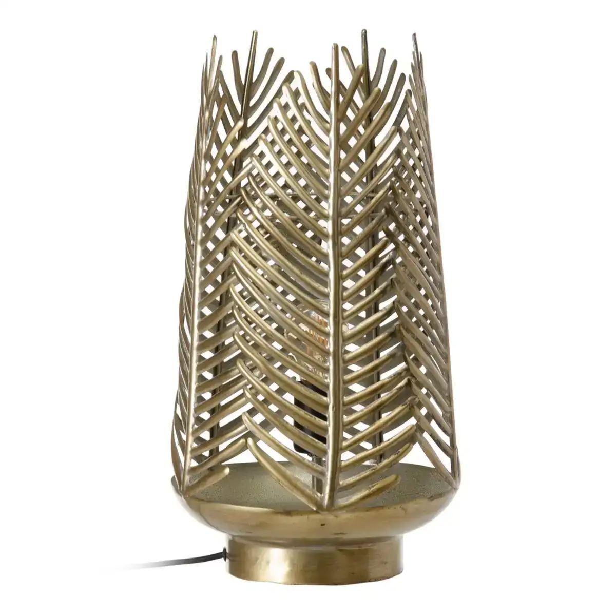 Lampe de bureau me tal dore 25 x 25 x 46 cm_8873. Entrez dans l'Univers de DIAYTAR COTE D'IVOIRE - Où Choisir est un Plaisir. Explorez notre catalogue diversifié et trouvez des articles qui reflètent vos goûts et votre personnalité.