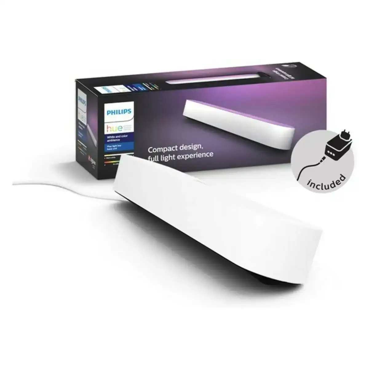 Lampe de bureau philips hue color play blanc 530 lm_2288. Entrez dans l'Univers de DIAYTAR COTE D'IVOIRE - Où le Shopping Devient une Découverte. Explorez nos rayons et dénichez des trésors qui illuminent votre quotidien.