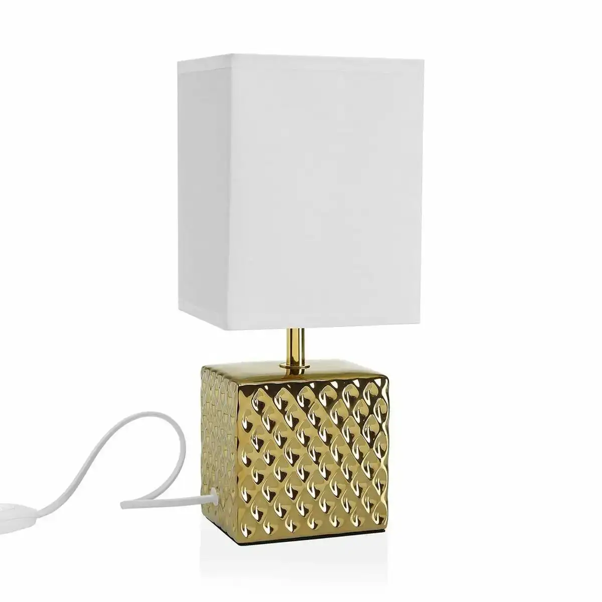 Lampe de bureau versa 11 x 13 x 30 cm porcelaine_7760. DIAYTAR COTE D'IVOIRE - L'Univers de l'Élégance Accessible. Plongez dans notre catalogue et choisissez des produits qui allient sophistication et accessibilité pour un shopping exquis.