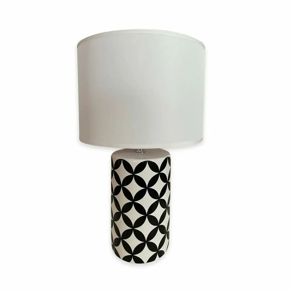 Lampe de bureau versa ce ramique textile 25 x 45 cm_2629. DIAYTAR COTE D'IVOIRE - Votre Plateforme Shopping Engagée. Explorez notre catalogue et choisissez des produits qui reflètent notre dévouement envers la qualité et la satisfaction du client.
