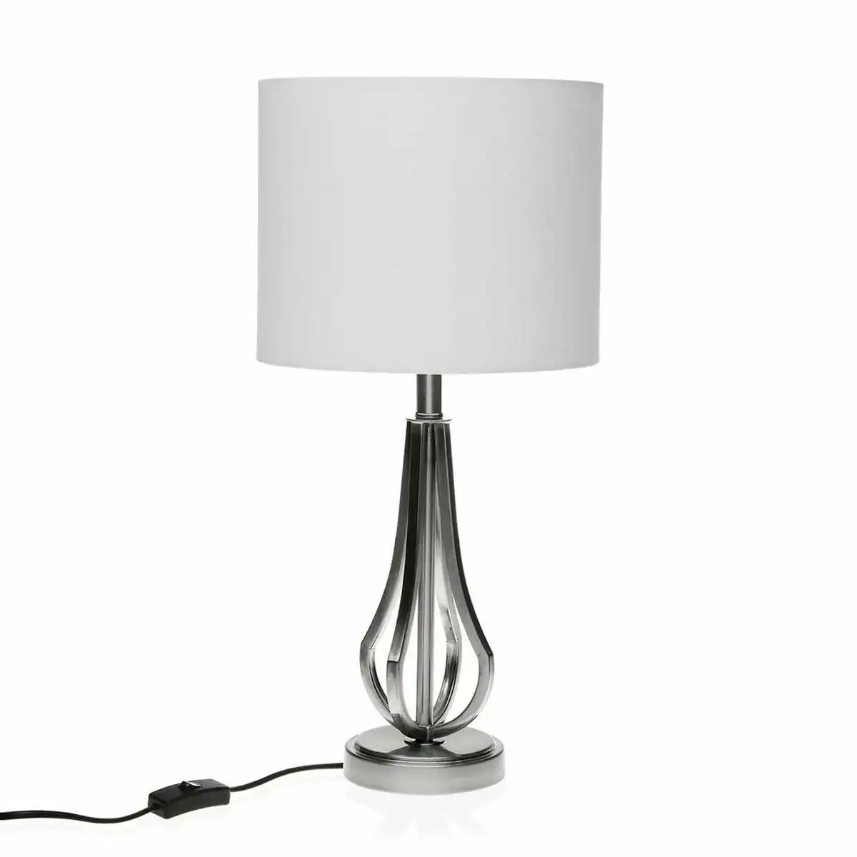 Lampe de bureau versa illinois satin 25 x 51 x 25 cm_5957. DIAYTAR COTE D'IVOIRE - Où la Mode et le Confort se Rencontrent. Plongez dans notre univers de produits et trouvez des articles qui vous habillent avec style et aisance.