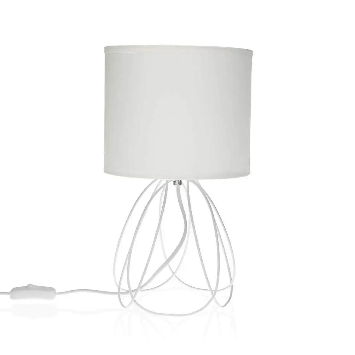 Lampe de bureau versa mila blanc 20 x 36 cm me tal_2314. DIAYTAR COTE D'IVOIRE - Votre Passage vers l'Éclat et la Beauté. Explorez notre boutique en ligne et trouvez des produits qui subliment votre apparence et votre espace.