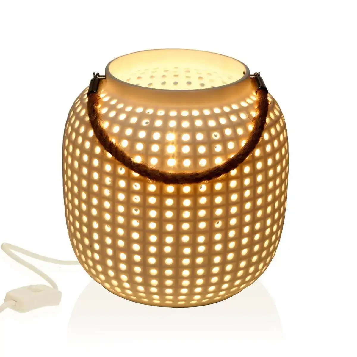 Lampe de bureau versa porcelaine 16 5 x 16 4 x 16 5 cm_1538. DIAYTAR COTE D'IVOIRE - Où Chaque Détail Compte. Parcourez nos produits soigneusement sélectionnés et choisissez des articles qui correspondent à votre style et à vos valeurs.