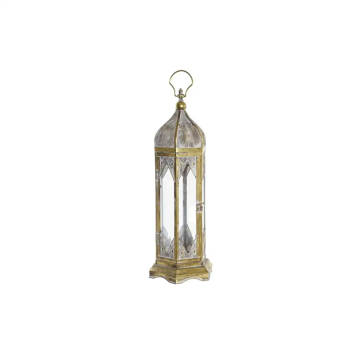 Lanterne dkd home decor cristal me tal dore 24 x 24 x 64 cm_4059. Plongez dans l'Expérience DIAYTAR COTE D'IVOIRE - Où Chaque Produit a une Histoire. Explorez notre boutique en ligne pour trouver des articles qui incarnent la passion et la créativité du Côte d'Ivoire.