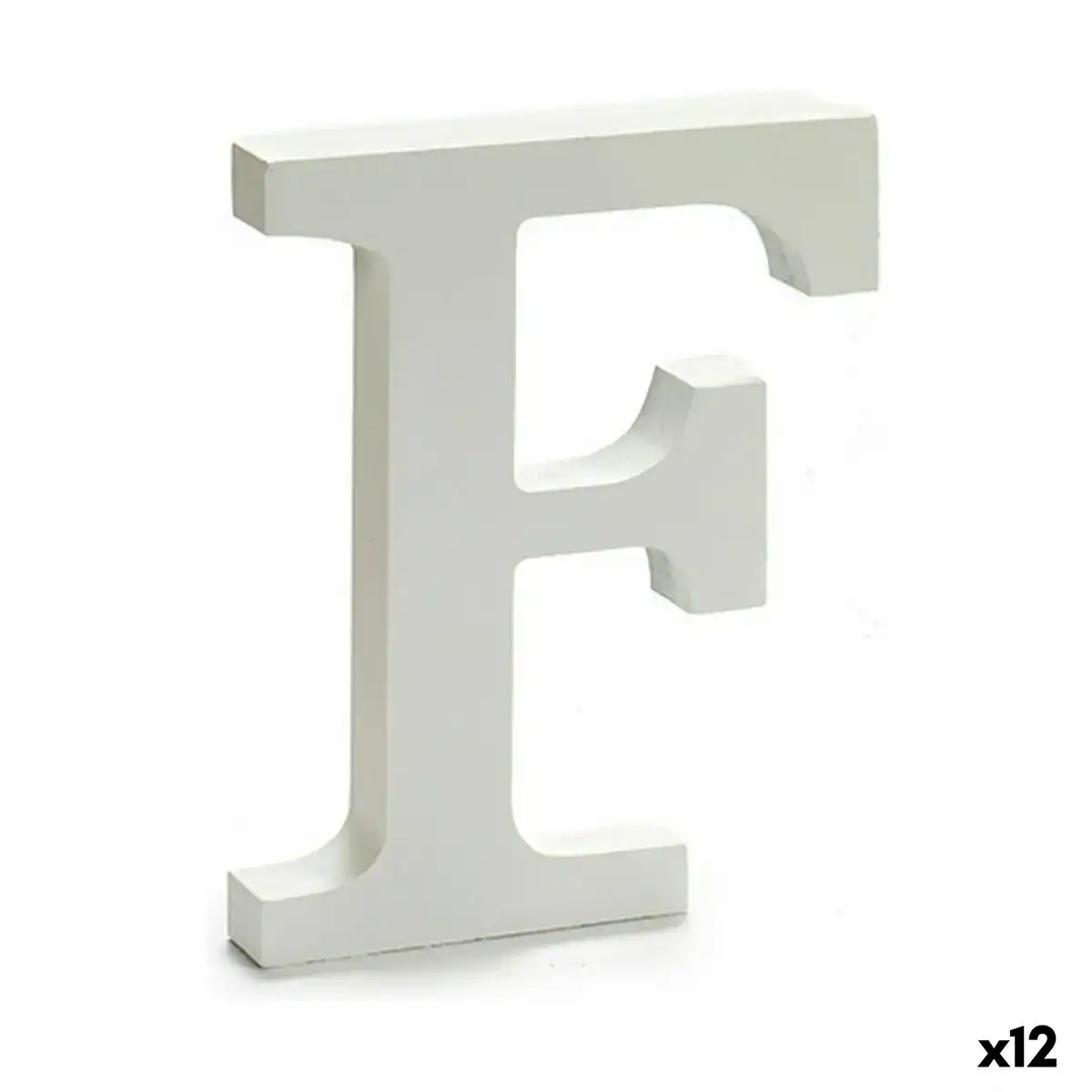 Lettre f bois blanc 1 8 x 21 x 17 cm 12 unite s_4117. Plongez dans l'Univers de DIAYTAR COTE D'IVOIRE - Où la Qualité et la Diversité se rencontrent. Parcourez nos rayons virtuels pour trouver des produits répondant à tous les besoins, du confort de votre foyer.