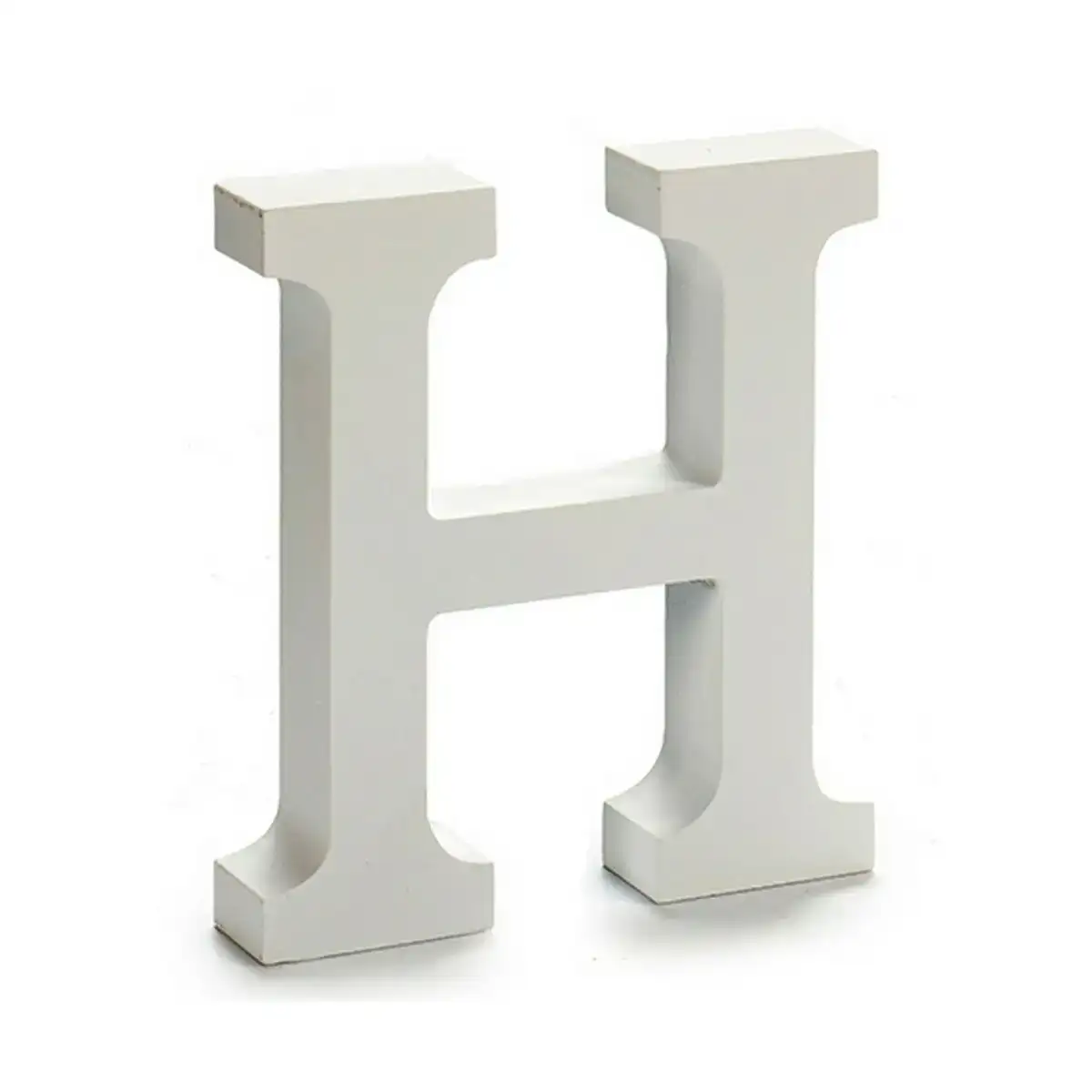 Lettre h bois blanc 2 x 16 x 14 5 cm 24 unite s_1586. Bienvenue chez DIAYTAR COTE D'IVOIRE - Où Votre Shopping Prend Vie. Découvrez notre univers et dénichez des trésors qui ajoutent de la couleur à votre quotidien.