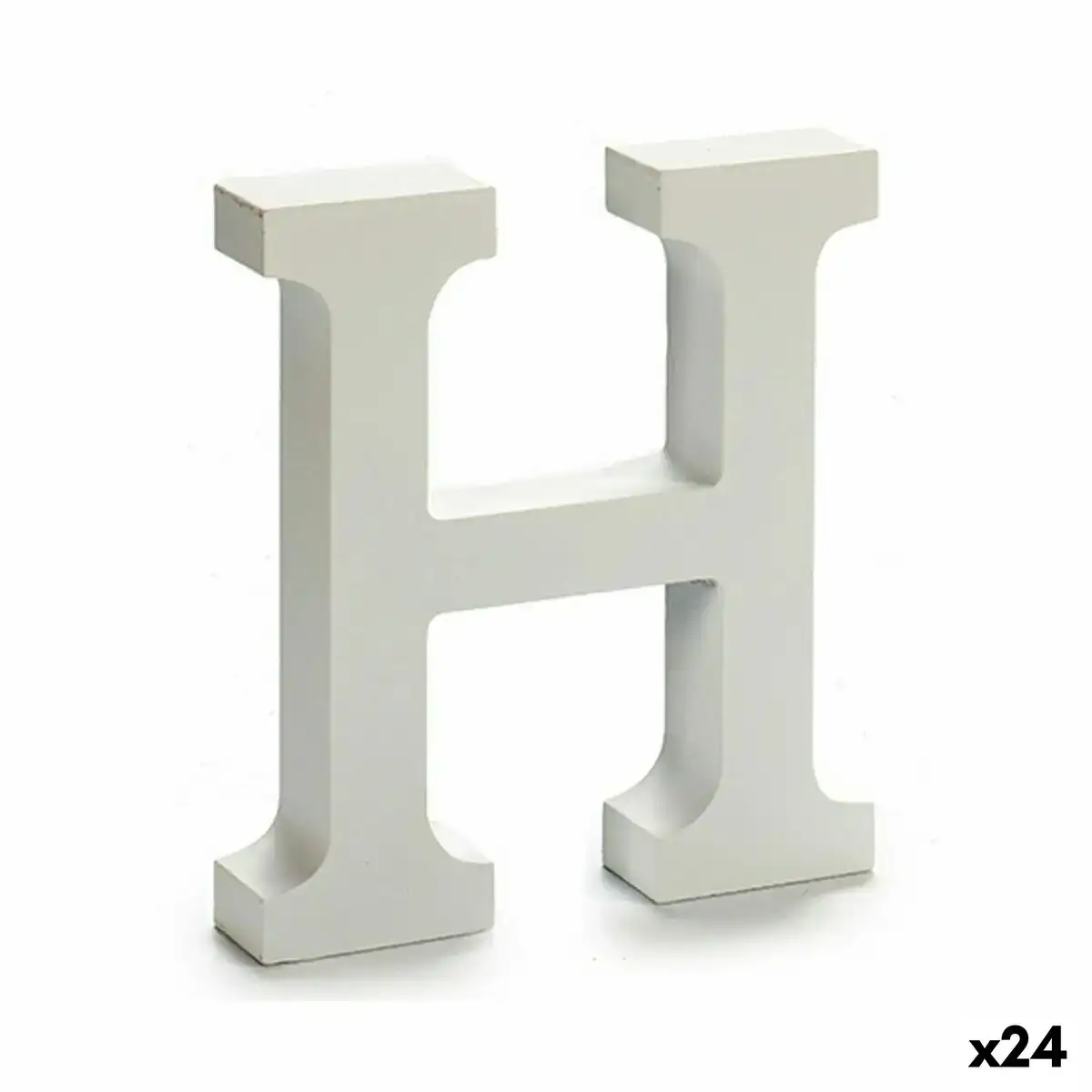 Lettre h bois blanc 2 x 16 x 14 5 cm 24 unite s_6874. DIAYTAR COTE D'IVOIRE - Où Choisir Devient un Acte de Découverte. Découvrez notre gamme et choisissez des produits qui éveillent votre curiosité et élargissent vos horizons.