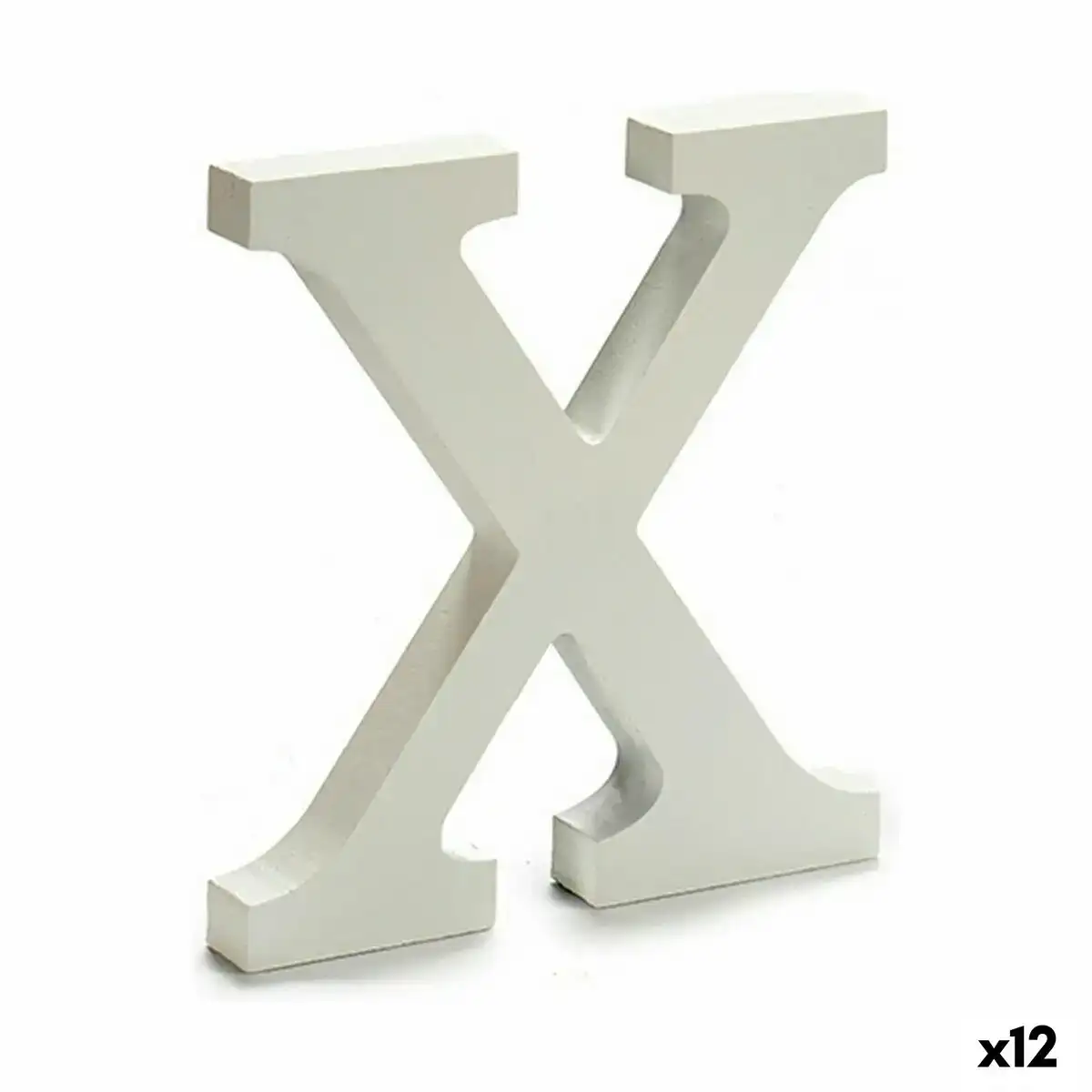Lettre x bois blanc 1 8 x 21 x 17 cm 12 unite s_1083. Bienvenue sur DIAYTAR COTE D'IVOIRE - Où Chaque Produit a son Histoire. Découvrez notre sélection unique et choisissez des articles qui racontent la richesse culturelle et artistique du Côte d'Ivoire.