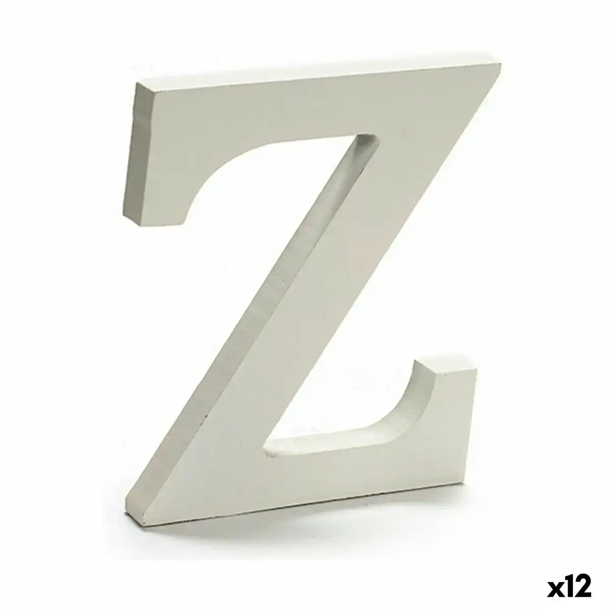 Lettre z bois blanc 1 8 x 21 x 17 cm 12 unite s_5098. DIAYTAR COTE D'IVOIRE - Là où Chaque Achat Contribue à un Rêve. Naviguez à travers notre boutique en ligne et soutenez des artisans talentueux tout en acquérant des trésors.