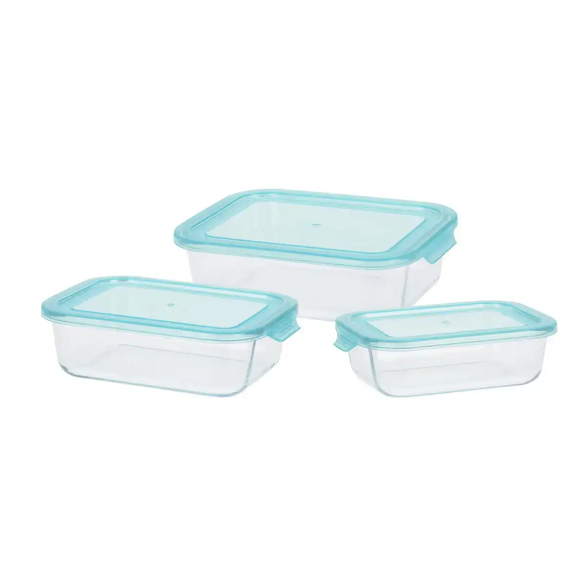 Lot de 3 boi tes a lunch excellent houseware crystal_4952. DIAYTAR COTE D'IVOIRE - Votre Destination de Shopping Authentique au Côte d'Ivoire. Plongez dans notre boutique en ligne pour découvrir des produits qui célèbrent la riche culture et l'artisanat du pays.