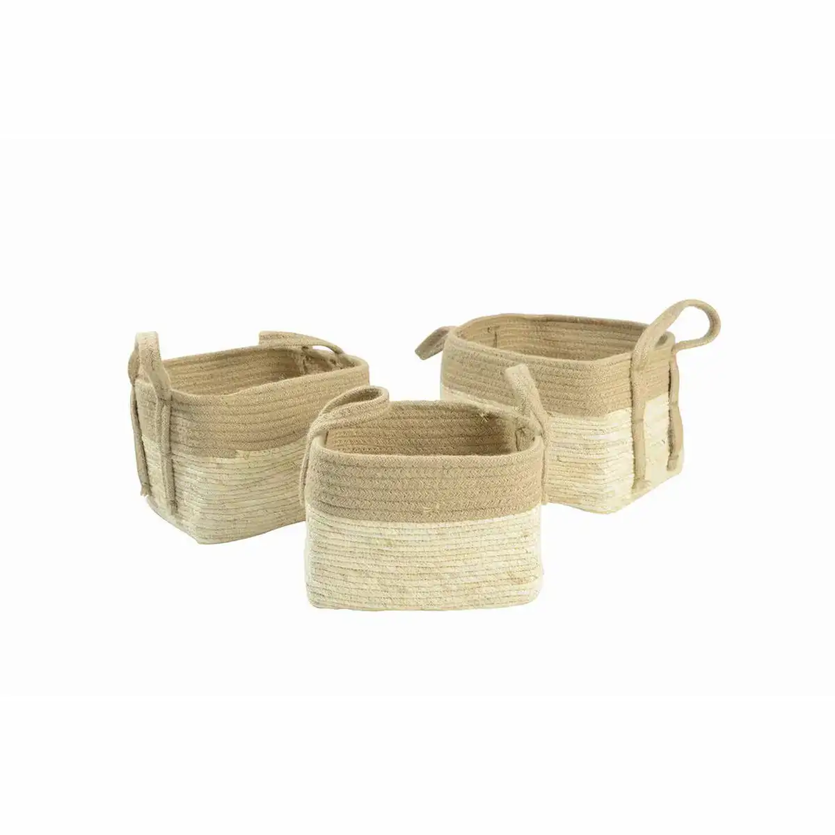 Lot de paniers dkd home decor jute fiber cottage 3 pcs 36 x 30 x 23 cm_7695. DIAYTAR COTE D'IVOIRE - Votre Plaisir Shopping à Portée de Clic. Explorez notre boutique en ligne et trouvez des produits qui ajoutent une touche de bonheur à votre vie quotidienne.