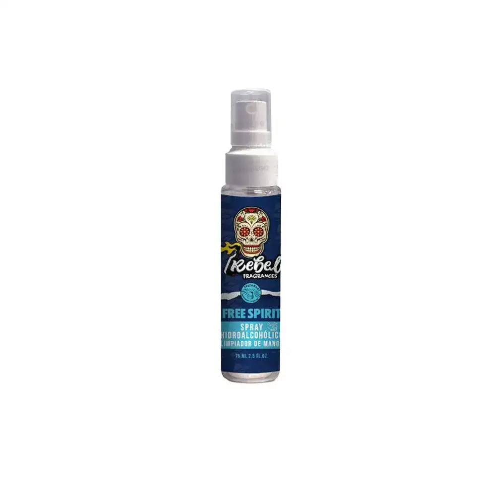 Lotion sterilisante pour les mains rebel free spirit spray 75 ml_7604. DIAYTAR COTE D'IVOIRE - Où Chaque Produit a son Histoire. Découvrez notre gamme de produits, chacun portant en lui le récit de l'artisanat et de la passion, pour vous offrir une expérience de shopping authentique.
